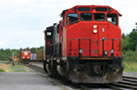 Image of a red train