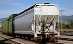 Image of a white train