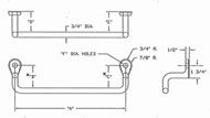 Double Offset Grab Iron