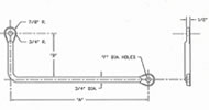 Straight Modified Grab Iron Alt. 2